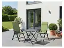 Bild 2 von LIVARNO® Alu-Set »Houston«, 3-teilig - Klapptisch & 2 Klappsessel, hellgrau-meliert