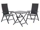 Bild 1 von LIVARNO® Alu-Set »Houston«, 3-teilig - Klapptisch & 2 Klappsessel, anthrazit