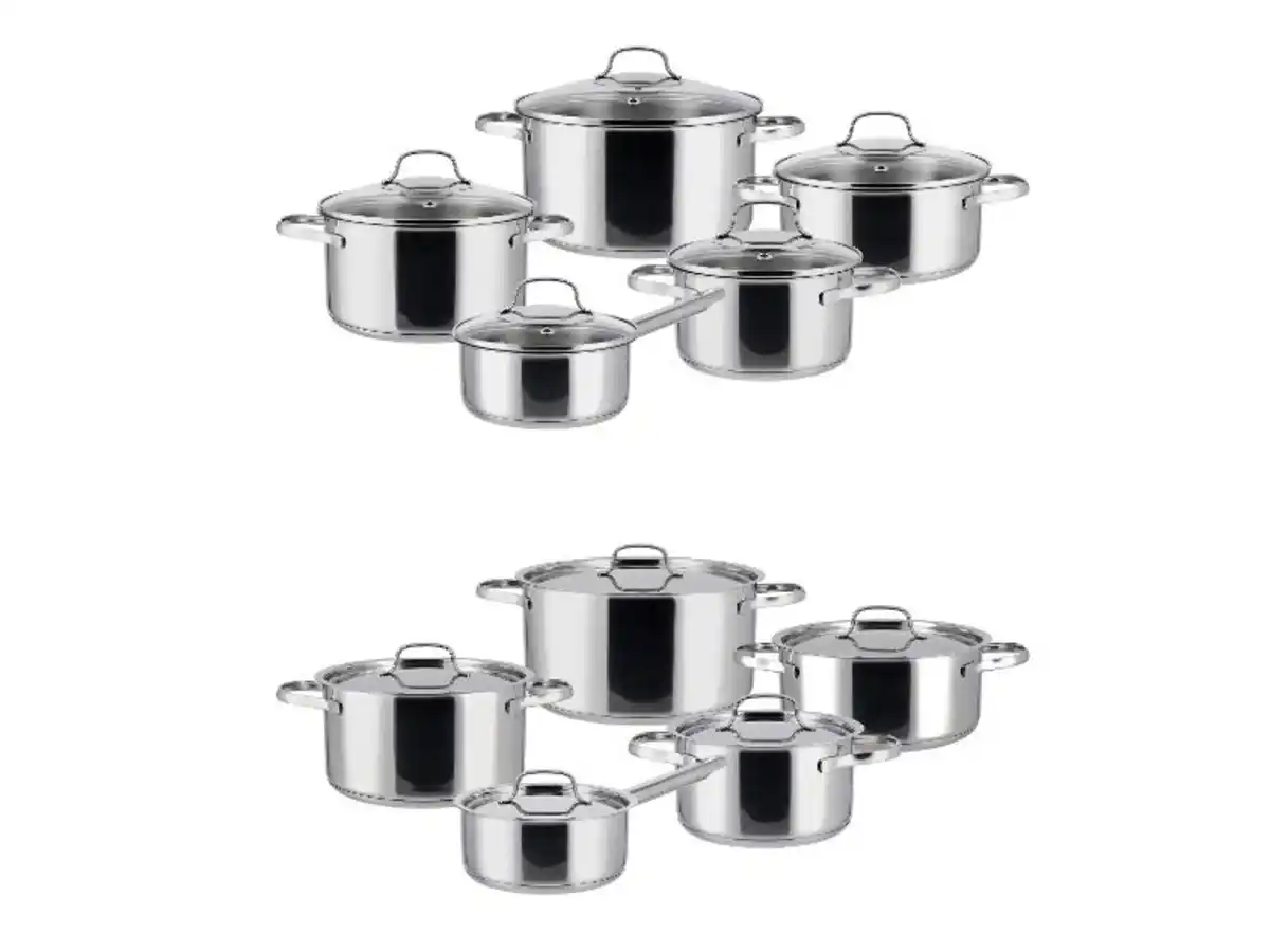 Bild 1 von SILVERCREST® Edelstahl-Topf-Set, 10-teilig