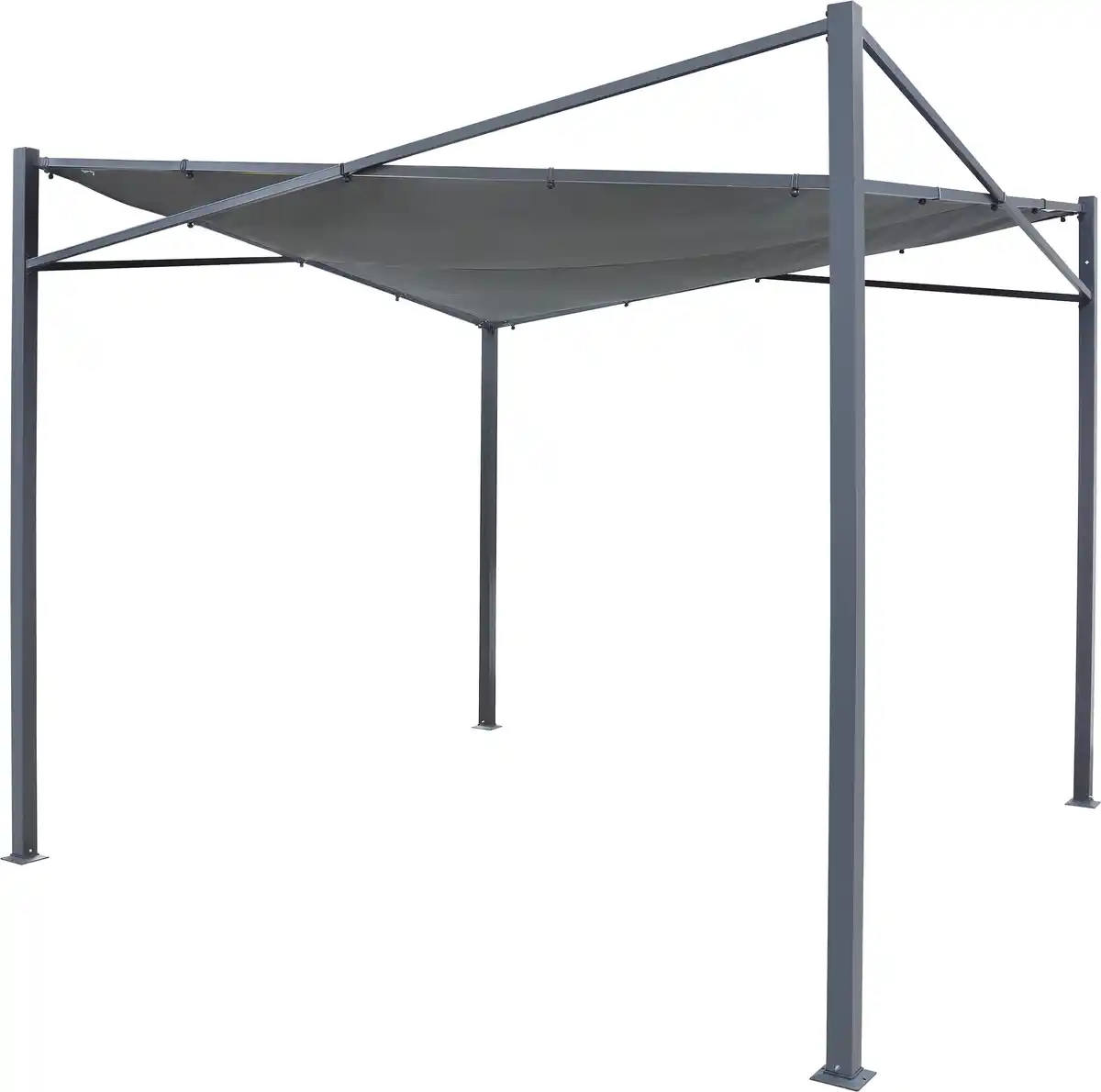 Bild 1 von Tepro Sonnensegel mit Gestell Austin rechteckig 280 x 280 cm anthrazit