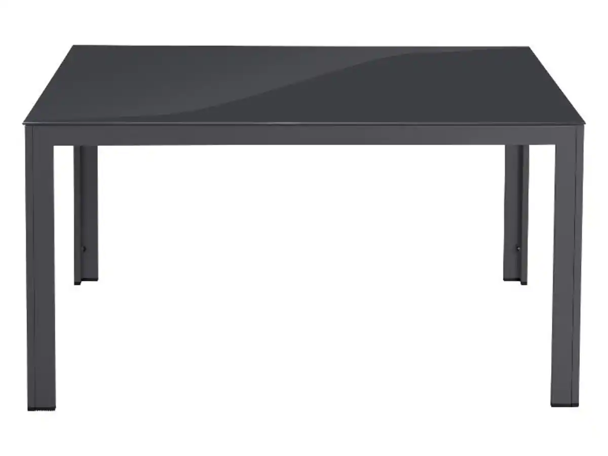 Bild 3 von LIVARNO® Alu-Set »Houston«, 7-teilig - Standardtisch & 6 Stapelsessel, hellgrau-meliert