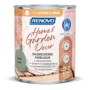 RENOVO Farblasur, »Home & Garden Decor«, seidenmatt, 750 ml, herbal green