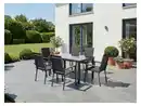 Bild 2 von LIVARNO® Alu-Gartenset »Houston« 7-teilig - Standardtisch und 6 Stapelsessel, anthrazit