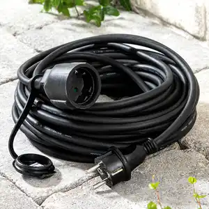 Powertec Electric Gummiverlängerungskabel 15 m