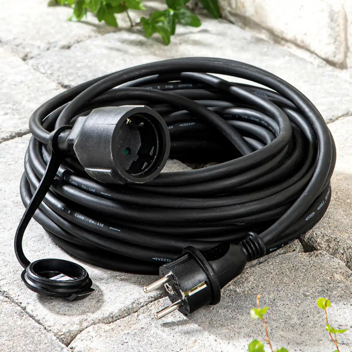 Bild 1 von Powertec Electric Gummiverlängerungskabel 15 m