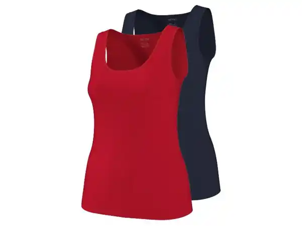 Bild 2 von esmara® Damen Tanktops, 2 Stück