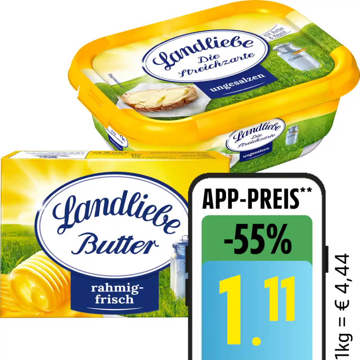 Bild 1 von Landliebe Butter oder Die Streichzarte