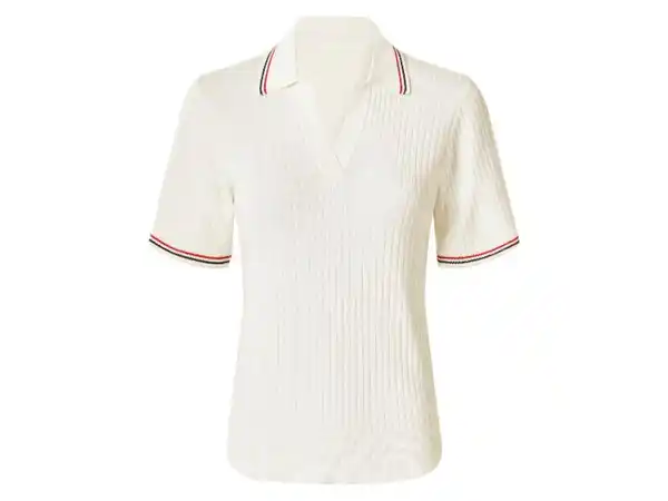 Bild 2 von esmara® Damen Geripptes Poloshirt