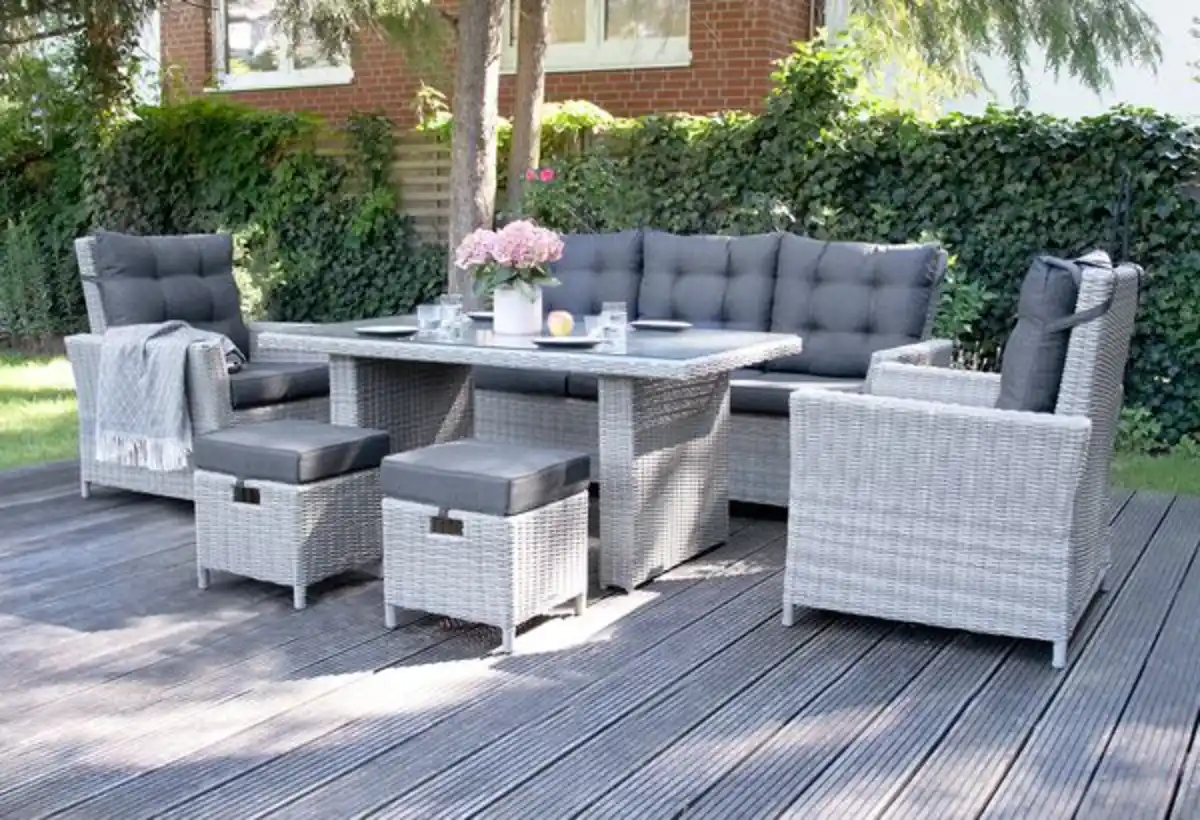 Bild 3 von 18tlg. Dining-Lounge ASTI im Grau-Mix