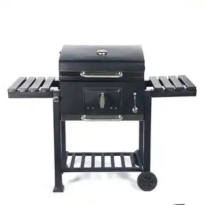 Grillwagen Dallas XL, ca. 138 x 61,5/67 x 106 cm - Schwarz