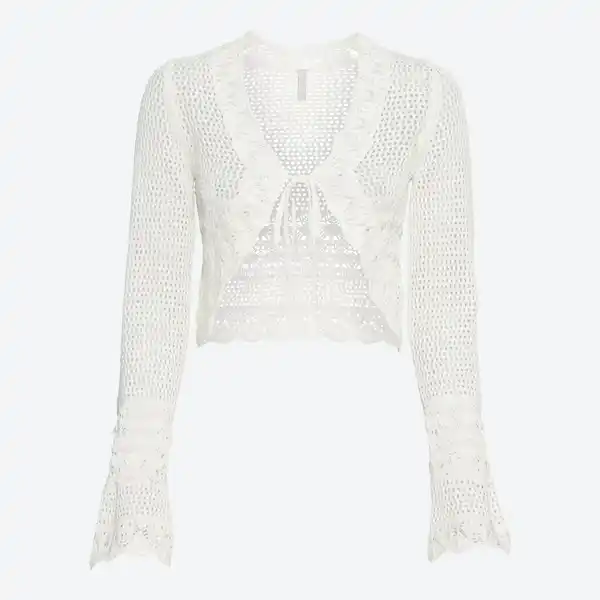 Bild 3 von Damen-Cardigan im Ajour-Design
