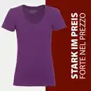 Bild 1 von Damen-T-Shirt mit V-Ausschnitt