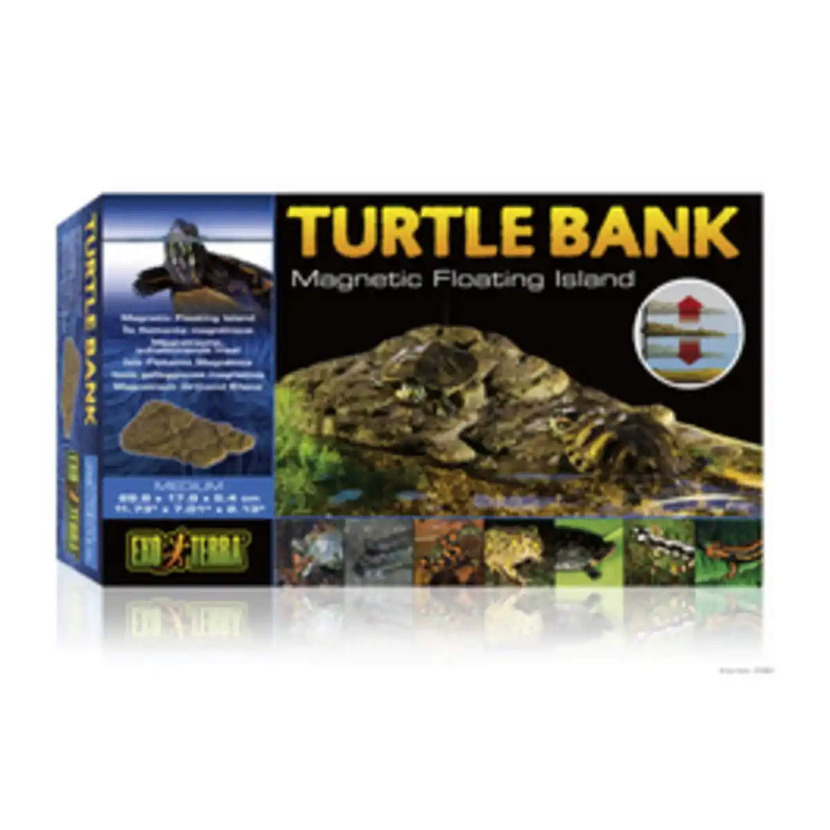 Bild 1 von EXO TERRA Dekofigur »Turtle Bank«, EX Turtle Bank medium, Kunststoff, braun