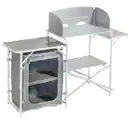Bild 3 von Campingküche mit Windschutz, 2-stufigem Stoffschrank und Lampenständer, ca. 143 x 41 x 80 cm