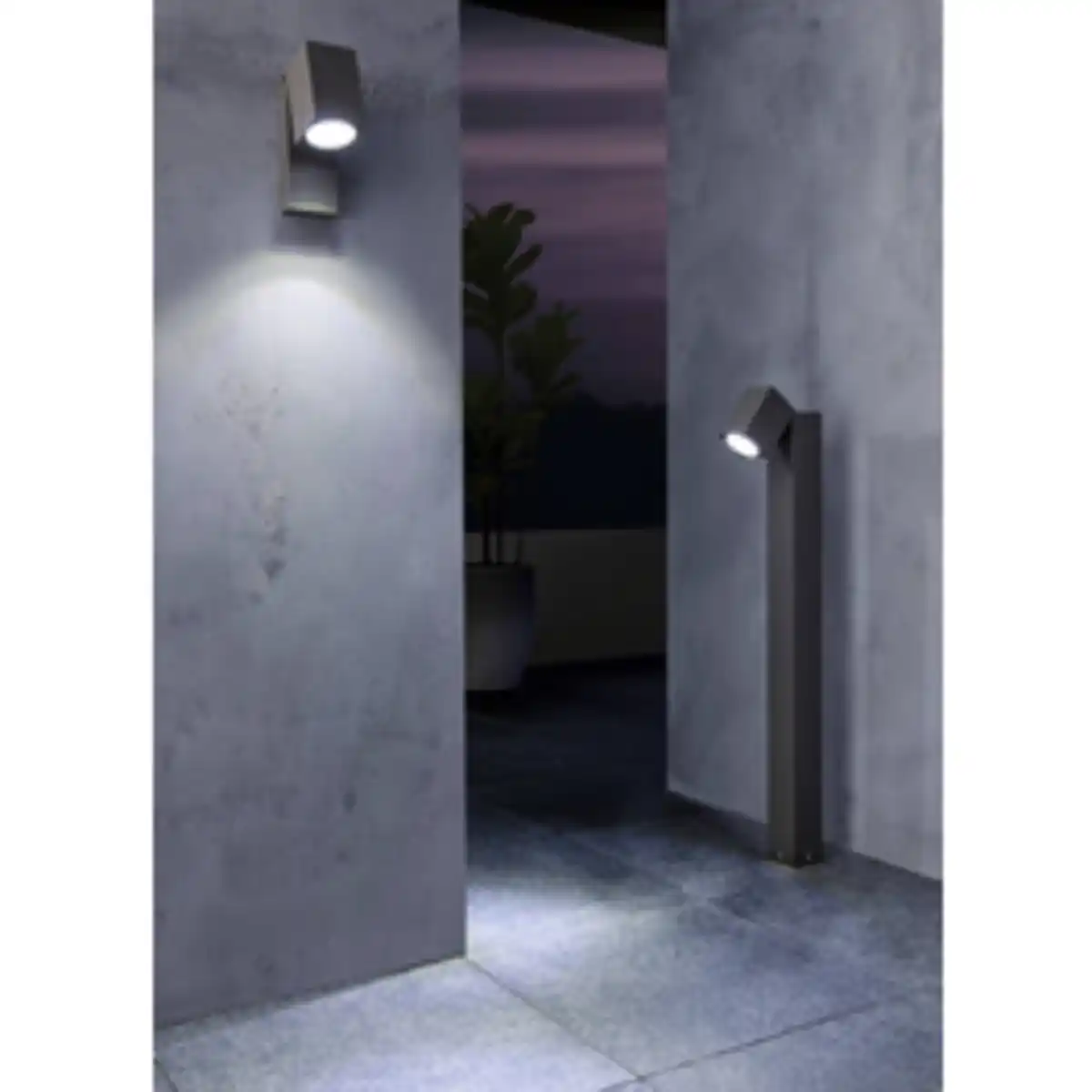 Bild 2 von EGLO Wand-/Deckenleuchte »SAKEDA«, Aluminiumguss, 3000K