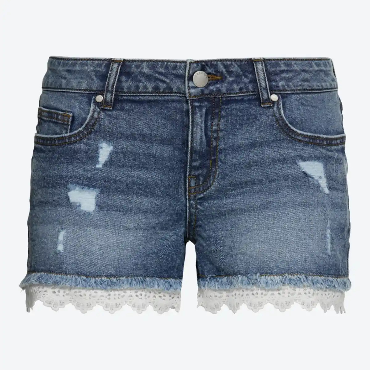 Bild 2 von Damen-Shorts mit Spitzenverzierung