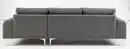 Bild 4 von Modernes Ecksofa mit gepolsterte Kissen, ca. 285 x 152/93 x 88 cm - Grau