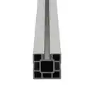 Bild 3 von WPC Sichtschutzzaun CORTEZA - 1 x Pfosten & Postkappe - Schwarz