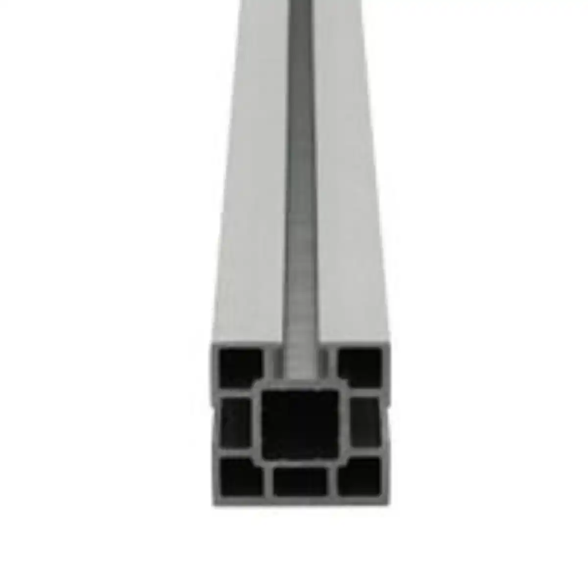 Bild 3 von WPC Sichtschutzzaun CORTEZA - 1 x Pfosten & Postkappe - Schwarz