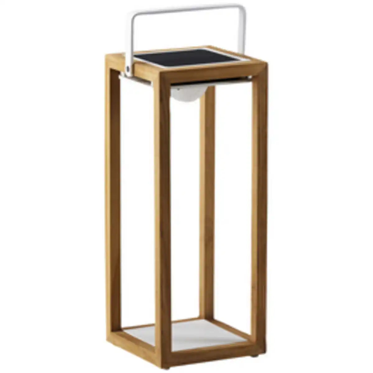 Bild 1 von BEST Solarleuchte, Höhe: 53 cm, weiß, teakholz