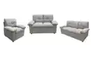 Bild 2 von Sitzgarnitur 3tlg. gepolstert - Hellgrau