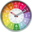 Bild 1 von IDEENWELT Lern-Wanduhr mit grünem Rand