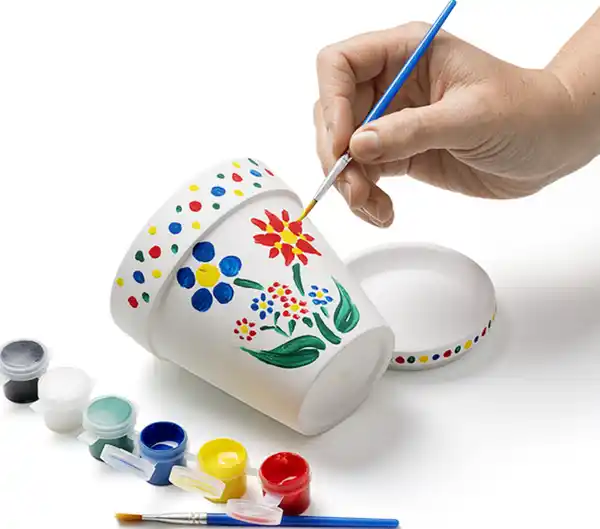 Bild 2 von IDEENWELT Blumentopf Malset