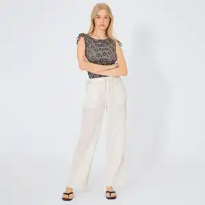 Damen-Stoffhose aus Musselin
