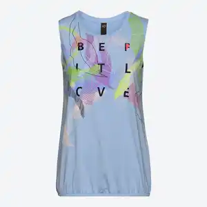 Damen-Funktions-Top mit Frontaufdruck
