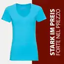 Bild 1 von Damen-T-Shirt mit V-Ausschnitt