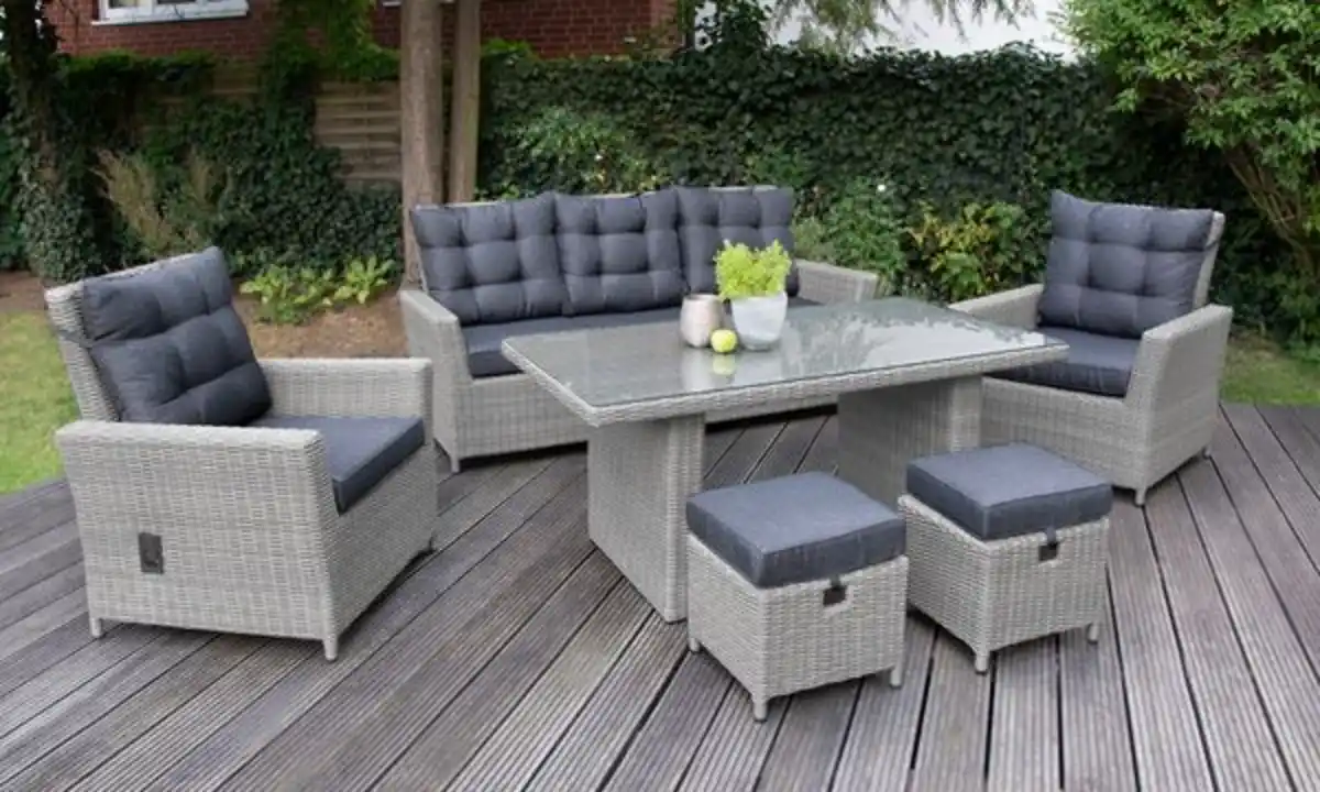 Bild 2 von 18tlg. Dining-Lounge ASTI im Grau-Mix