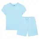 Bild 1 von LILY & DAN Kinder Jersey-Set, Blau, 98/104