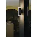 Bild 1 von EGLO LED-Außenwandleuchte »RIGA-LED«, 2x5W, schw./satiniert GU10, (HxL): 20,5 x 6,5 cm
