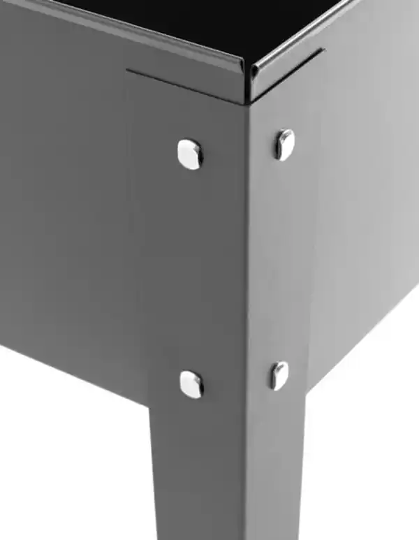 Bild 4 von Metall-Hochbeet, ca. 100 x 27 x 80 cm - Anthrazit