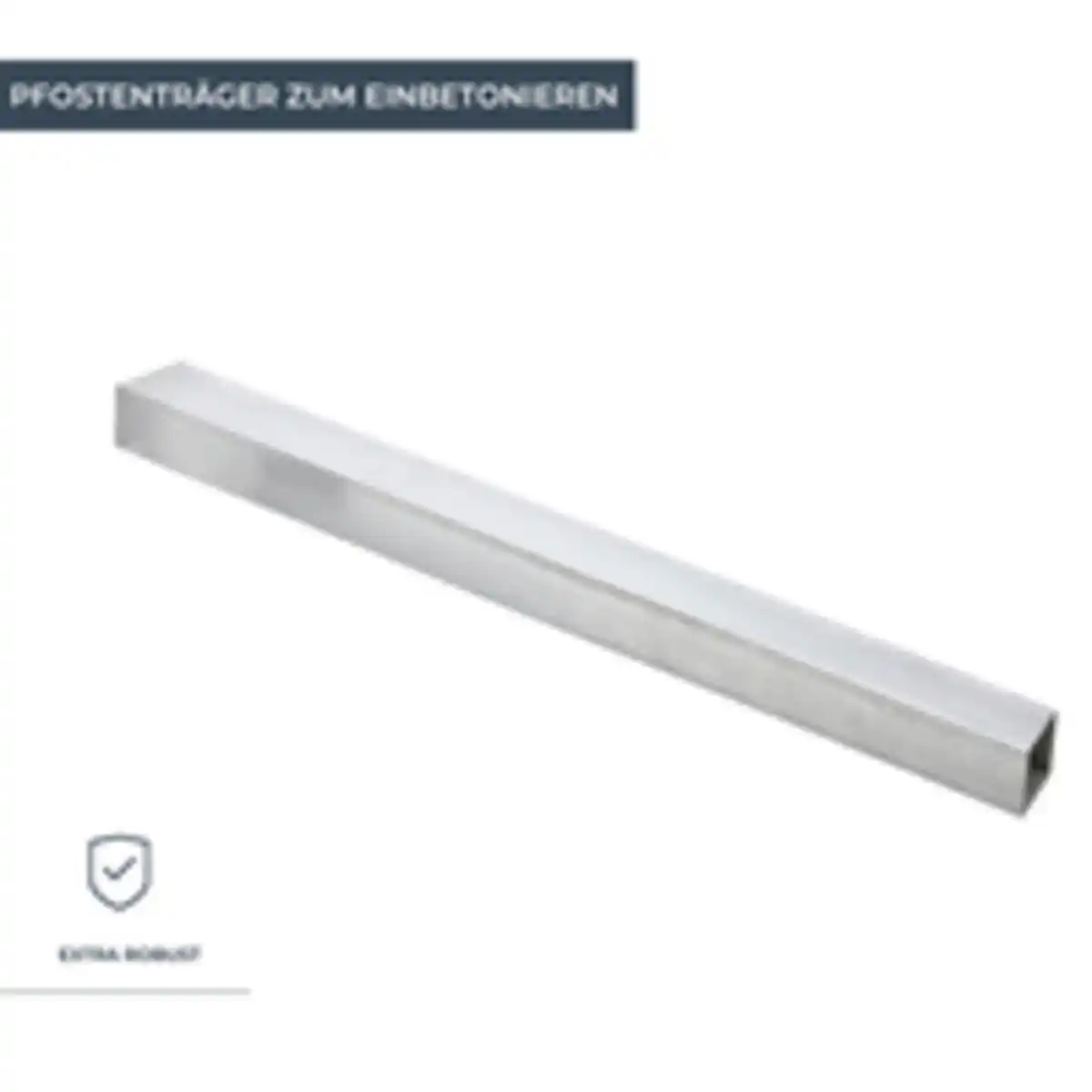 Bild 4 von WPC Sichtschutzzaun CORTEZA - 1 x Pfosten & Postkappe - Schwarz