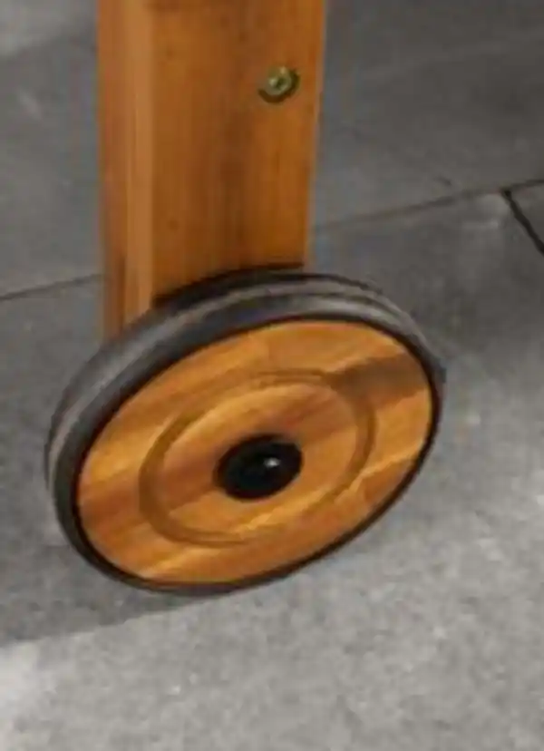 Bild 4 von Pflanztisch aus Akazienholz mit Zinkplatte, ca. 111 x 49 x 91 cm - Braun