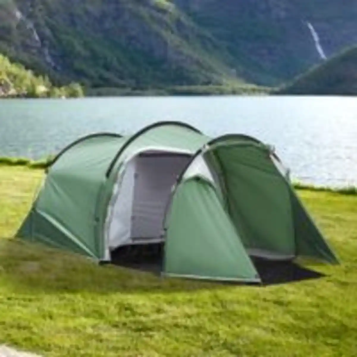Bild 2 von Zelt für 2-3 Personen 190T Tunnelzelt Campingzelt Glasfaser