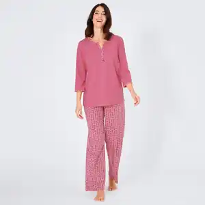 Damen-Schlafanzug aus reiner Baumwolle