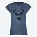 Bild 2 von Damen-Trachten-T-Shirt mit Hirsch-Motiv