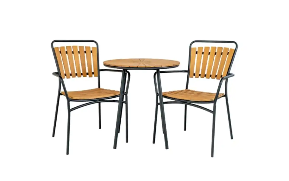 Bild 3 von Bistrotisch Cleveland, Teakholz/schwarz