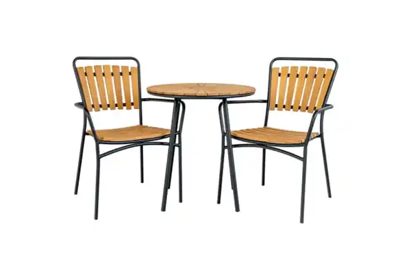 Bild 3 von Bistrotisch Cleveland, Teakholz/schwarz