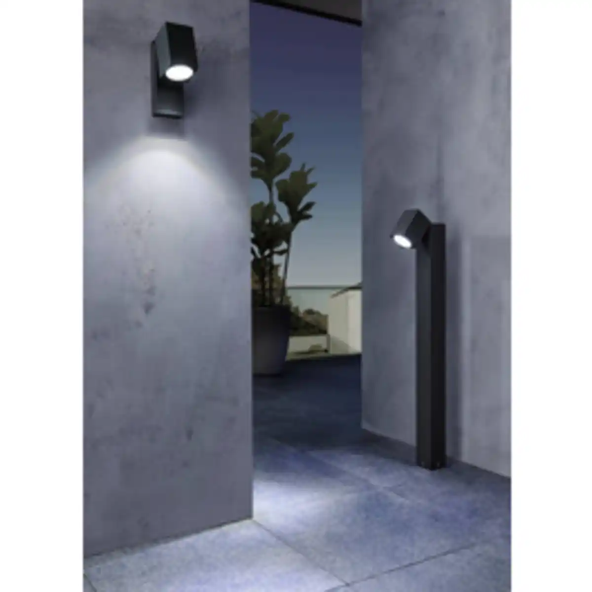 Bild 3 von EGLO Wand-/Deckenleuchte »SAKEDA«, Aluminiumguss, 3000K