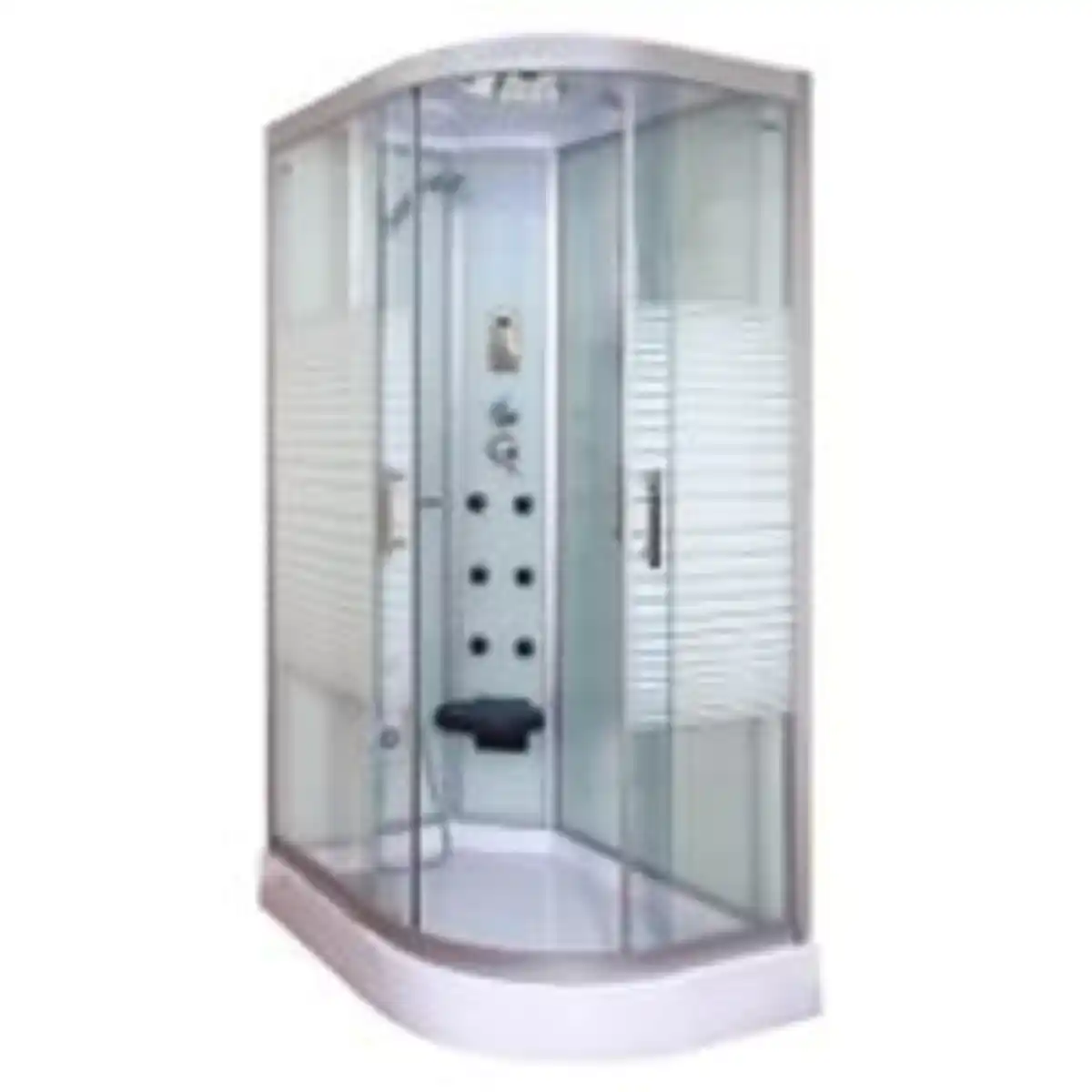 Bild 2 von Duschkabine WHITE PEARL - ca. 120 x 80 cm, Rechts