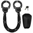 Bild 1 von Fahrrad-Kettenschloss, Handschellenverschluss inkl. Aufbewahrungstasche