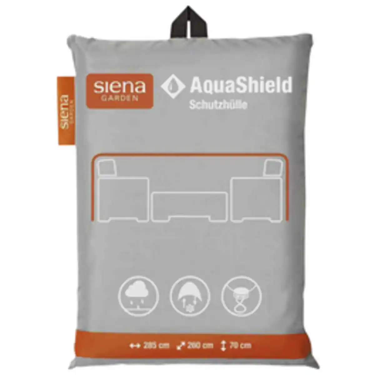 Bild 1 von SIENA GARDEN Schutzhülle »AquaShield«, BxHxT: 285 x 70 x 260 cm, Kunstfaser