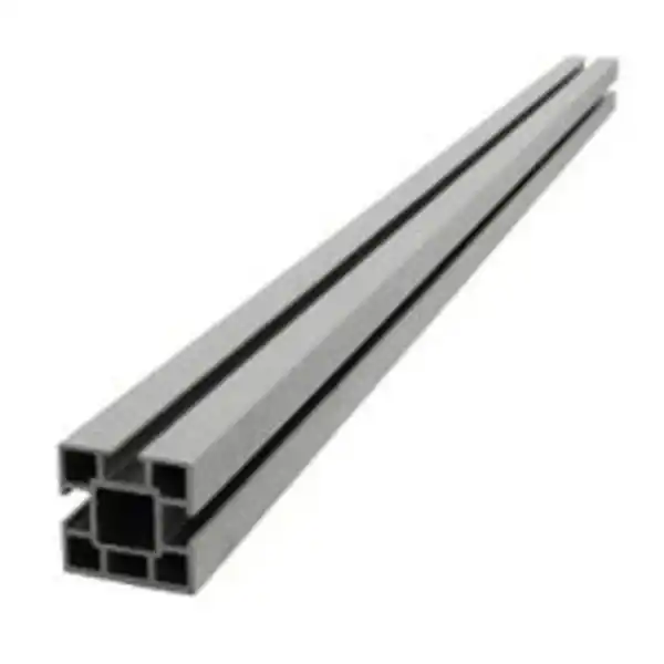 Bild 2 von WPC Sichtschutzzaun CORTEZA - 1 x Pfosten & Postkappe - Schwarz