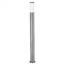 Bild 1 von EGLO Außenstehleuchte »HELSINKI«, 15W, silber/weiss, E27, IP65, (HxØ): 110 x 7,5 cm