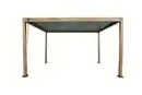 Bild 1 von Aluminium-Pergola mit beweglicher Flügeltür, ca. 3 x 4 m - Dunkelbraun
