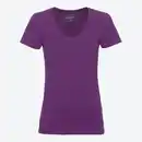 Bild 3 von Damen-T-Shirt mit V-Ausschnitt