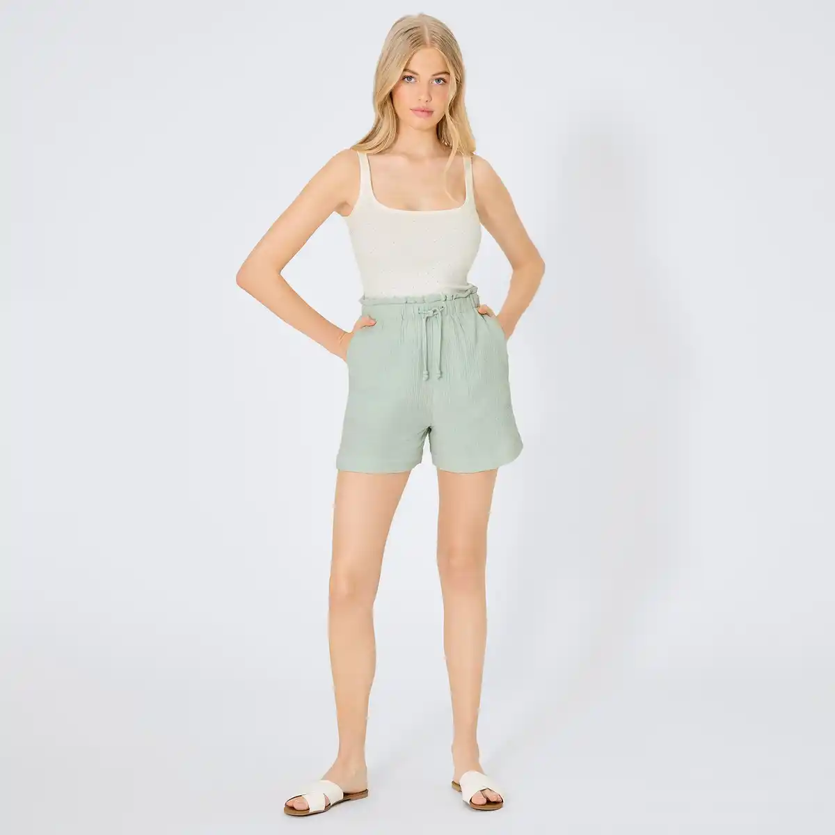 Bild 1 von Damen-Shorts in Musselin-Qualität